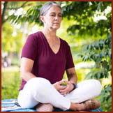 Kathy Meditating